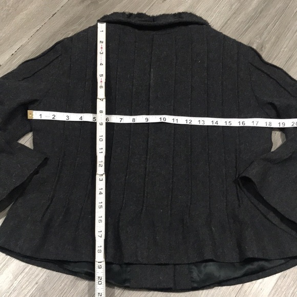 PHILOSOPHY DI Alberta Ferretti NEW Gray Wool Evening Jacket size 6 - Picture 14 of 15